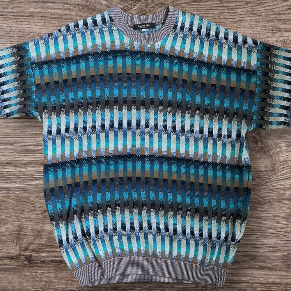 Vintage 90's Bachrach Men's Crewneck Sweater - Picture 2 of 4